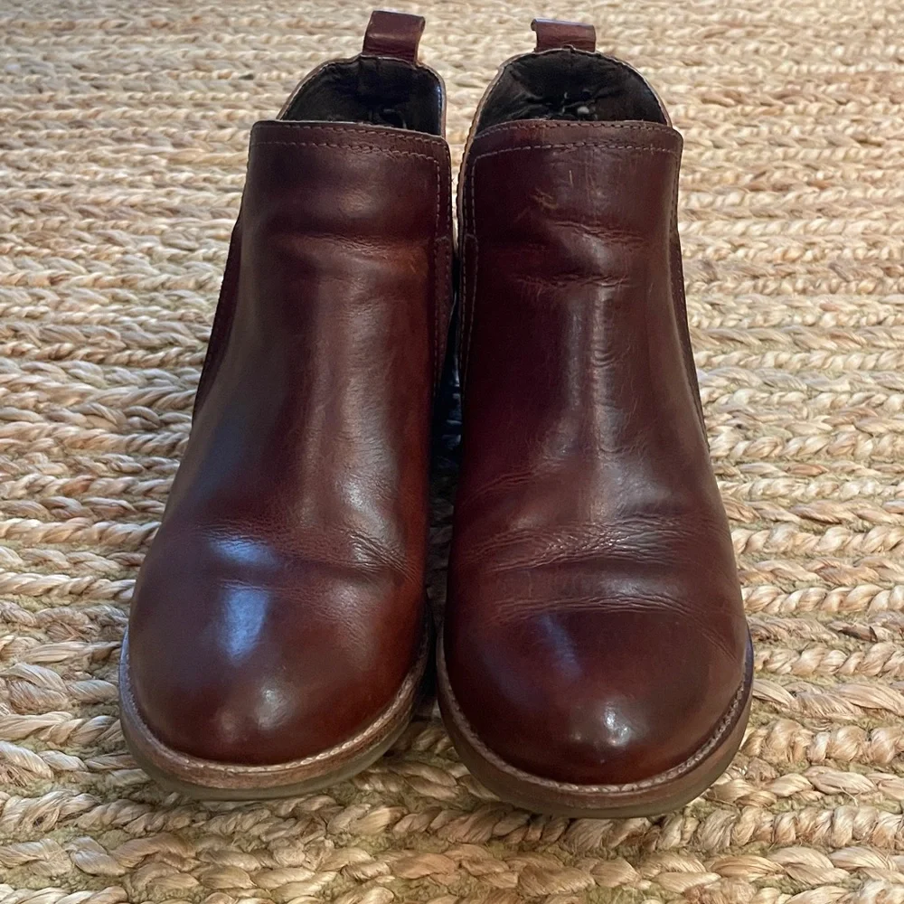 Matisse Brown Leather Ankle Boots